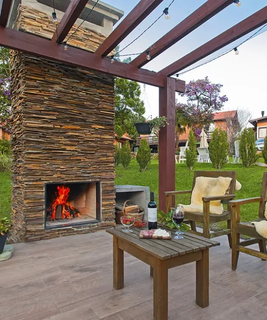 Gazebo com Lareira